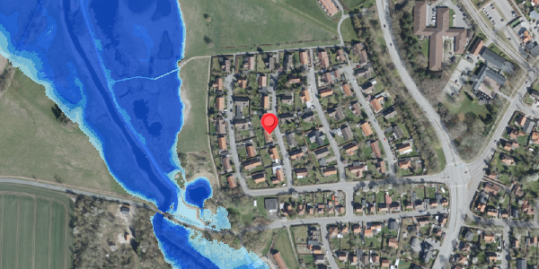 Oversvømmelsesrisiko fra vandløb på Ryttermosevej 5, . , 4100 Ringsted