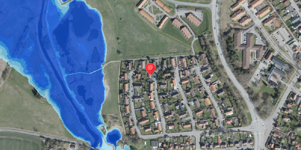 Oversvømmelsesrisiko fra vandløb på Ryttermosevej 11, . , 4100 Ringsted
