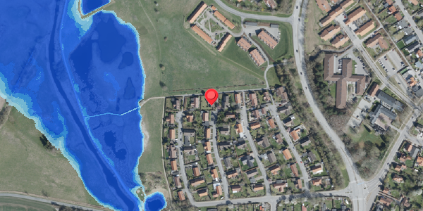 Oversvømmelsesrisiko fra vandløb på Ryttermosevej 13, 4100 Ringsted