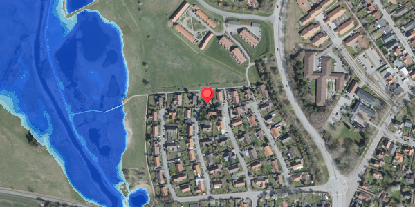 Oversvømmelsesrisiko fra vandløb på Ryttermosevej 14, . , 4100 Ringsted