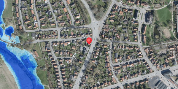 Oversvømmelsesrisiko fra vandløb på Sorøvej 20, . , 4100 Ringsted