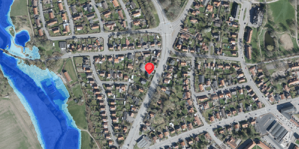Oversvømmelsesrisiko fra vandløb på Sorøvej 22, . , 4100 Ringsted