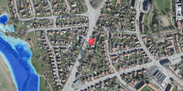 Oversvømmelsesrisiko fra vandløb på Sorøvej 29, . , 4100 Ringsted
