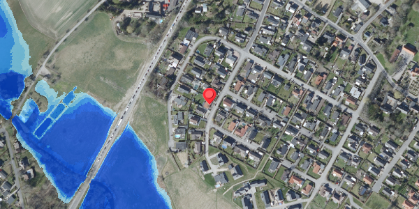 Oversvømmelsesrisiko fra vandløb på Susåvej 22, 4100 Ringsted