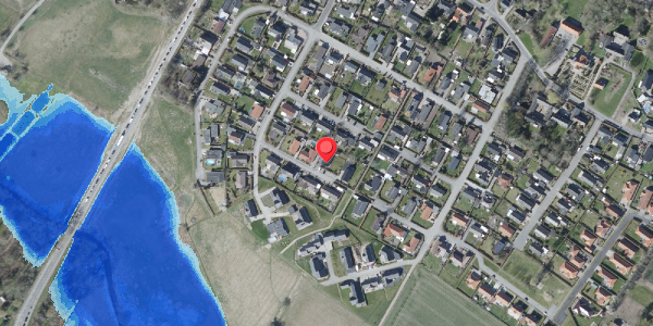 Oversvømmelsesrisiko fra vandløb på Susåvej 39, 4100 Ringsted