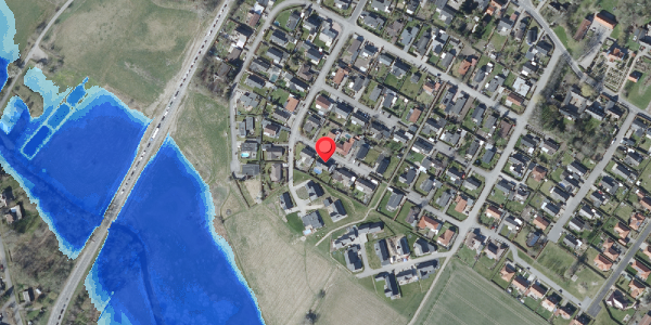 Oversvømmelsesrisiko fra vandløb på Susåvej 47, 4100 Ringsted