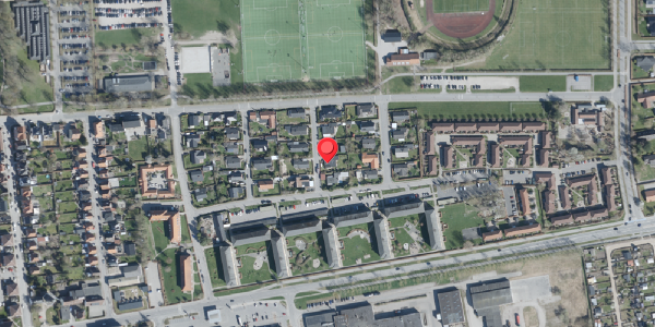 Oversvømmelsesrisiko fra vandløb på Thyrasvej 7, 4100 Ringsted