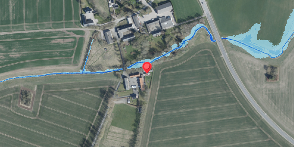 Oversvømmelsesrisiko fra vandløb på Tolstrupvej 21, 4100 Ringsted