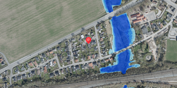 Oversvømmelsesrisiko fra vandløb på Uffesvej 3, 4100 Ringsted