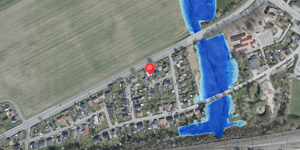 Oversvømmelsesrisiko fra vandløb på Uffesvej 6, 4100 Ringsted