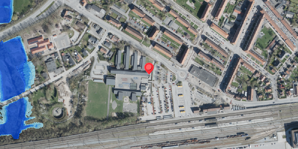 Oversvømmelsesrisiko fra vandløb på Vestervej 11, 4100 Ringsted