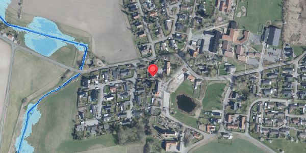 Oversvømmelsesrisiko fra vandløb på Vigersted Bygade 43, . , 4100 Ringsted