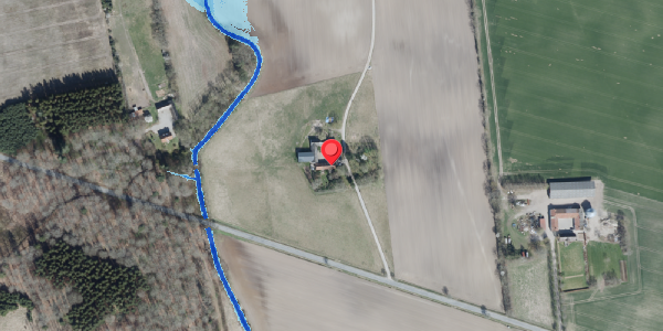 Oversvømmelsesrisiko fra vandløb på Vrangehuse 3, 4100 Ringsted