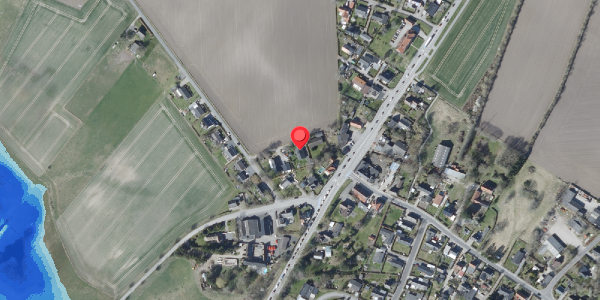 Oversvømmelsesrisiko fra vandløb på Ømarksvej 4, 4100 Ringsted