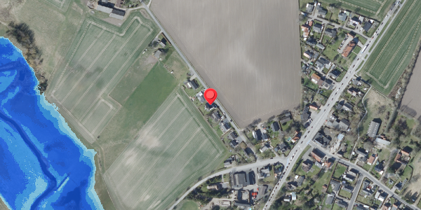 Oversvømmelsesrisiko fra vandløb på Ømarksvej 9, 4100 Ringsted