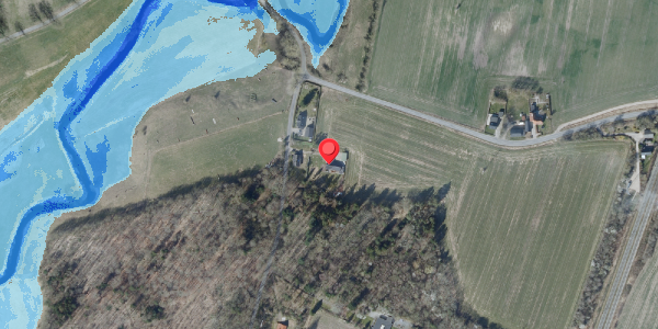 Oversvømmelsesrisiko fra vandløb på Ømarksvej 112, 4100 Ringsted