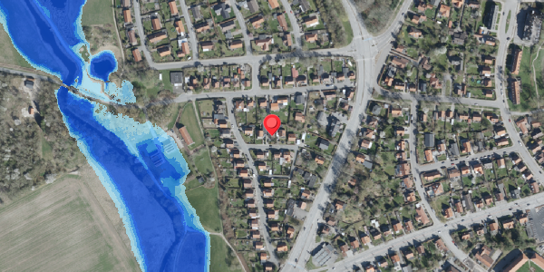 Oversvømmelsesrisiko fra vandløb på Åbakken 5, 4100 Ringsted