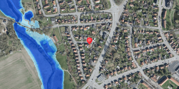 Oversvømmelsesrisiko fra vandløb på Åbakken 6, 4100 Ringsted