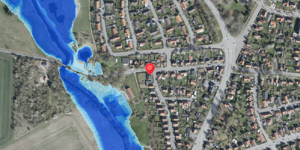 Oversvømmelsesrisiko fra vandløb på Åvejen 2, 4100 Ringsted