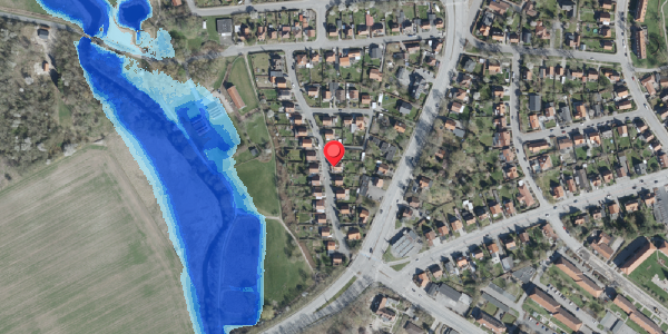 Oversvømmelsesrisiko fra vandløb på Åvejen 11, 4100 Ringsted