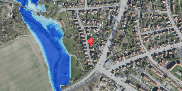 Oversvømmelsesrisiko fra vandløb på Åvejen 13, 4100 Ringsted