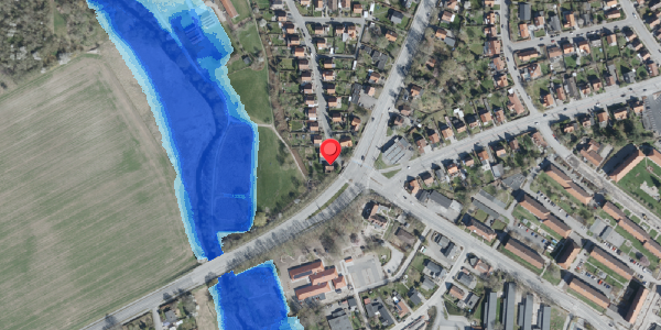 Oversvømmelsesrisiko fra vandløb på Åvejen 34, 4100 Ringsted