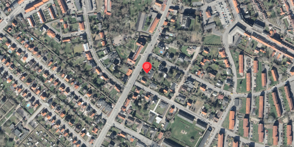 Oversvømmelsesrisiko fra vandløb på Bjergbygade 21, 4200 Slagelse
