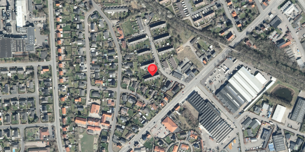 Oversvømmelsesrisiko fra vandløb på Brydes Alle 7, . , 4200 Slagelse