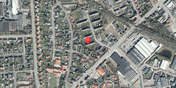 Oversvømmelsesrisiko fra vandløb på Brydes Alle 11, . , 4200 Slagelse