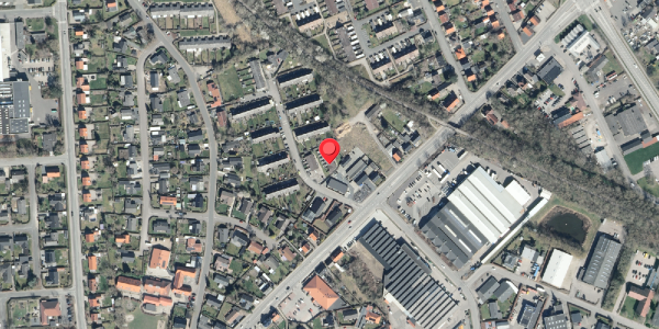 Oversvømmelsesrisiko fra vandløb på Brydes Alle 16F, . , 4200 Slagelse