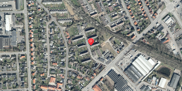 Oversvømmelsesrisiko fra vandløb på Brydes Alle 18, . , 4200 Slagelse