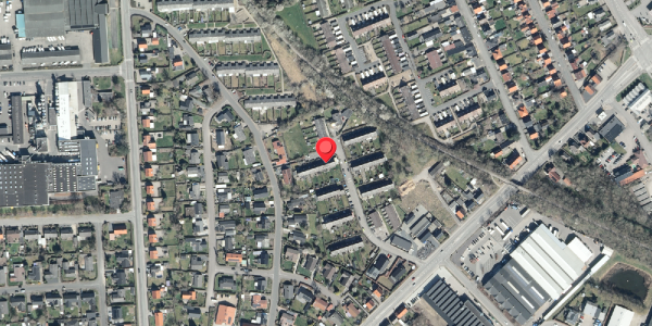 Oversvømmelsesrisiko fra vandløb på Brydes Alle 37, . , 4200 Slagelse