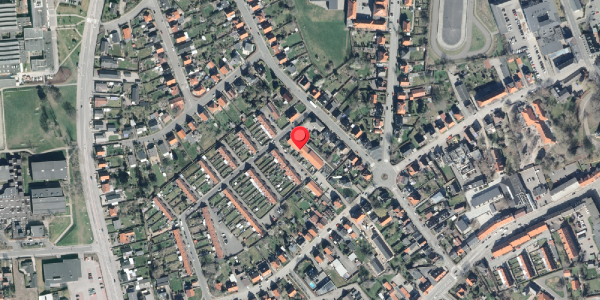 Oversvømmelsesrisiko fra vandløb på Digterhaven 13, 4200 Slagelse