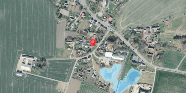Oversvømmelsesrisiko fra vandløb på Disagervej 13, . , 4200 Slagelse