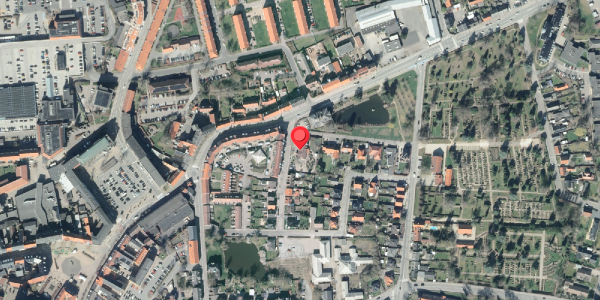 Oversvømmelsesrisiko fra vandløb på Fredensgade 1, . , 4200 Slagelse