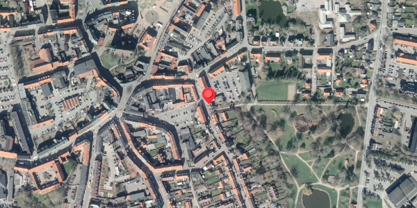 Oversvømmelsesrisiko fra vandløb på Fruegade 3, . , 4200 Slagelse