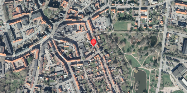 Oversvømmelsesrisiko fra vandløb på Fruegade 8, . , 4200 Slagelse