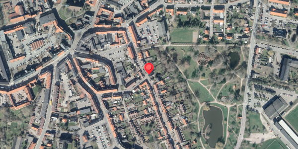 Oversvømmelsesrisiko fra vandløb på Fruegade 11, . , 4200 Slagelse