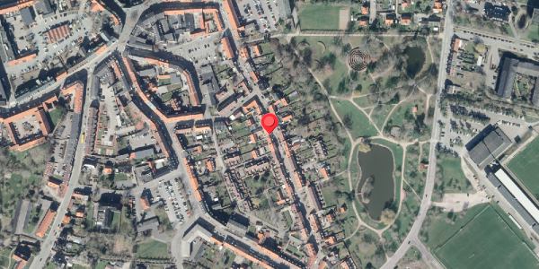 Oversvømmelsesrisiko fra vandløb på Fruegade 20B, . , 4200 Slagelse