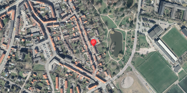 Oversvømmelsesrisiko fra vandløb på Fruegade 35A, . , 4200 Slagelse