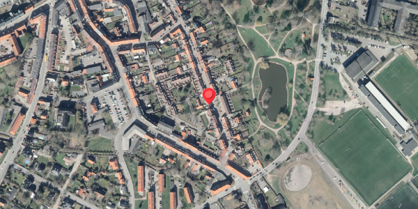 Oversvømmelsesrisiko fra vandløb på Fruegade 38A, . , 4200 Slagelse