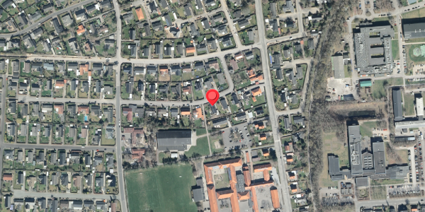 Oversvømmelsesrisiko fra vandløb på Helgesvej 9A, 4200 Slagelse