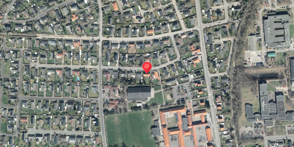 Oversvømmelsesrisiko fra vandløb på Helgesvej 11, 4200 Slagelse