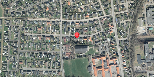 Oversvømmelsesrisiko fra vandløb på Helgesvej 15, 4200 Slagelse