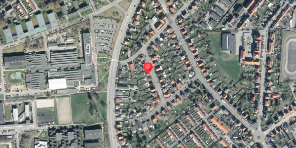 Oversvømmelsesrisiko fra vandløb på Hostrupsgade 8, . , 4200 Slagelse