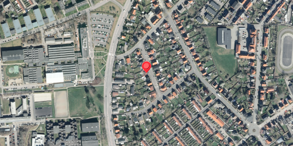 Oversvømmelsesrisiko fra vandløb på Hostrupsgade 10, 4200 Slagelse