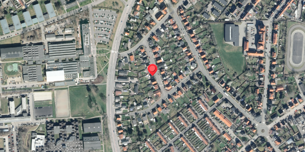Oversvømmelsesrisiko fra vandløb på Hostrupsgade 12, 4200 Slagelse