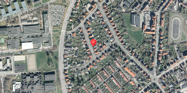 Oversvømmelsesrisiko fra vandløb på Hostrupsgade 13, 4200 Slagelse