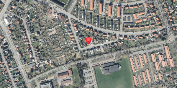 Oversvømmelsesrisiko fra vandløb på Irisvej 14, 4200 Slagelse