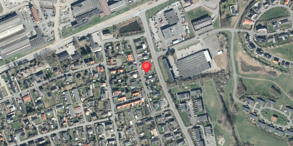 Oversvømmelsesrisiko fra vandløb på Jupitervej 9, 4200 Slagelse